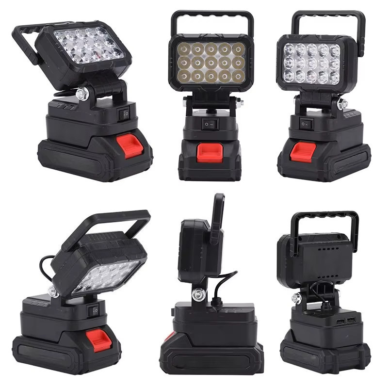 Makita LED-Arbeitsleuchte für 18V Li-Ionen-Akkus mit 15 LEDs in Schwarz - Bild 3