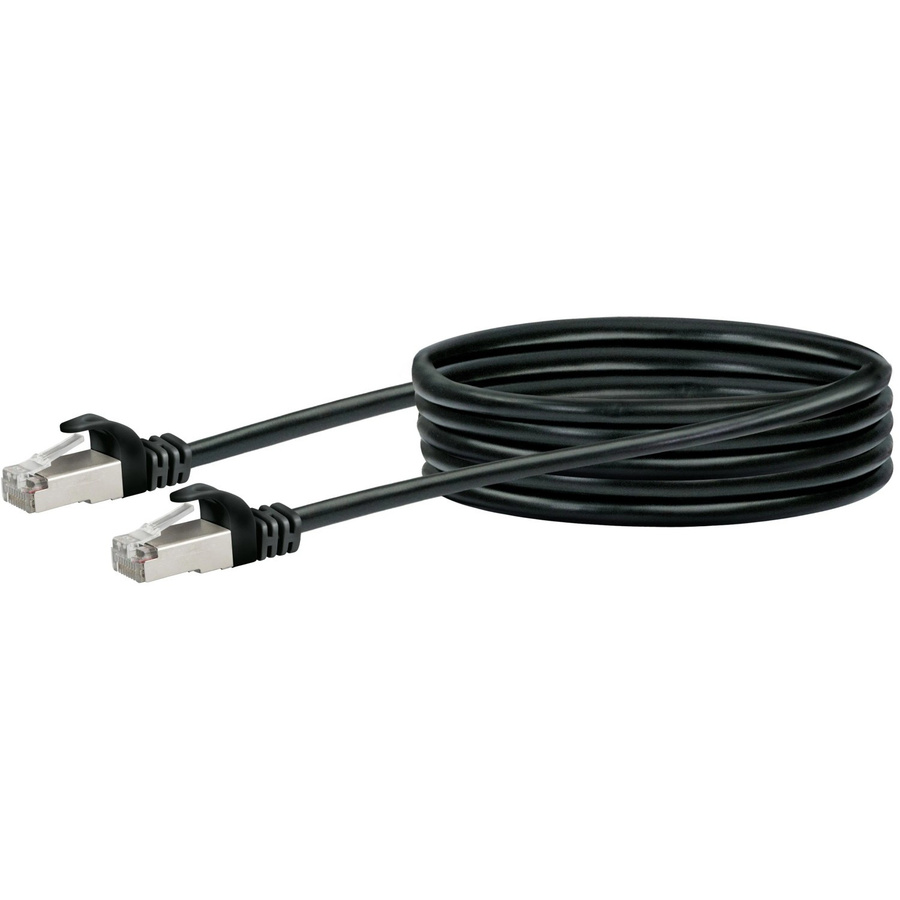 Schwaiger CAT 6 Netzwerkkabel Ethernet/LAN RJ45 auf RJ45 Schwarz, 2,5 m - Bild 2