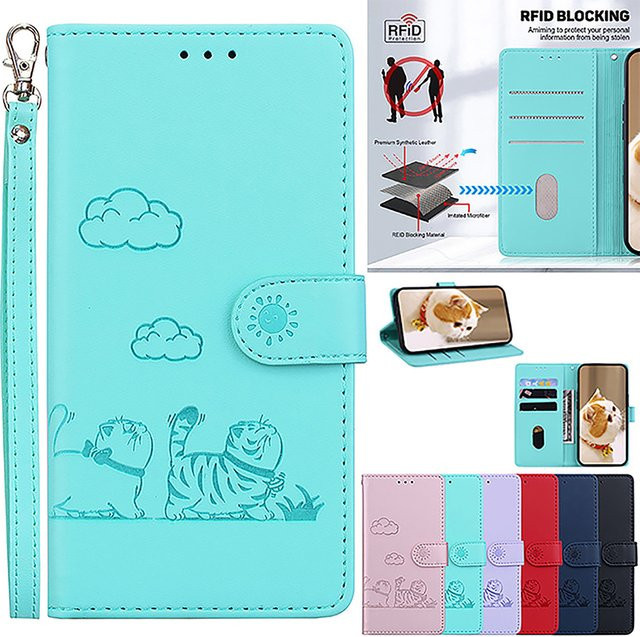 Xiaomi Leder Schutzhülle Stand Flip Wallet Case für Redmi 15 15C 13R 13C 13 10 4G 5G 14C 12C 11A 10C 10A 9C 9A 8A 7A 6 6A in Blau - Bild 1