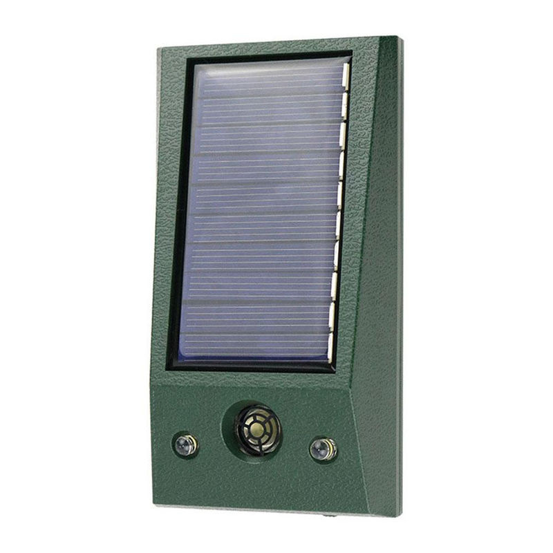 Solarbetriebener Ultraschall-Tiervertreiber mit blinkendem LED-Licht in Grün zur Abwehr von Nagetieren und Stinktieren - Bild 4