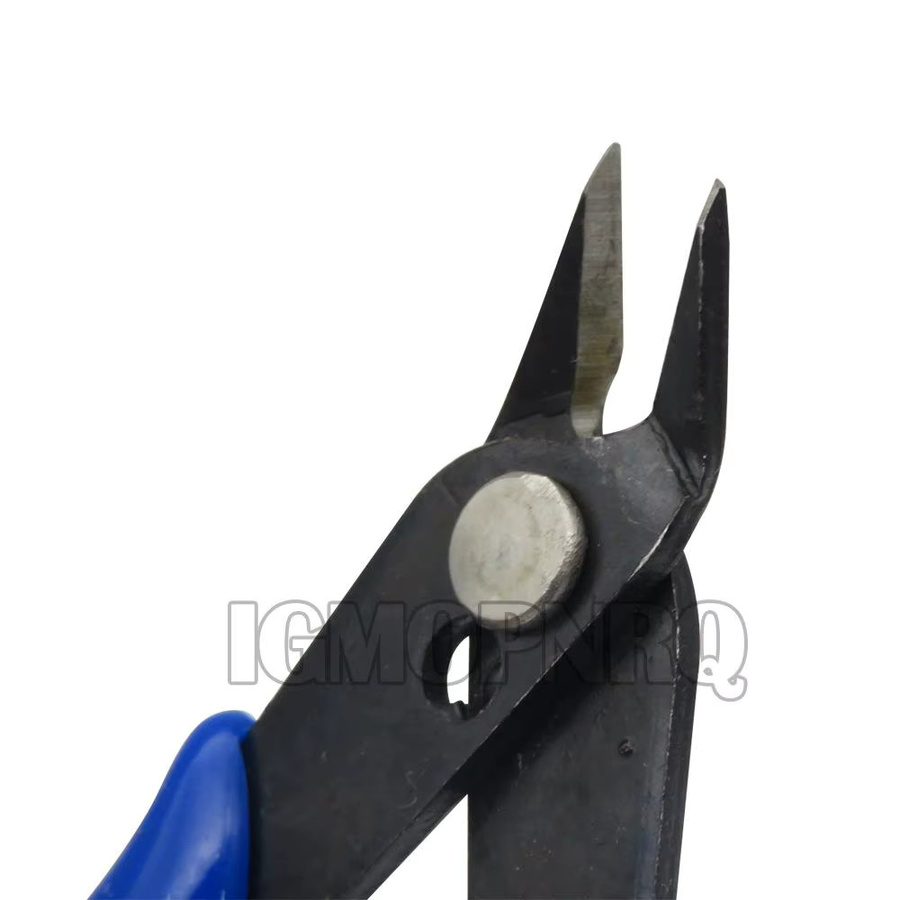 PLATO170 Clip Schneidzange Diagonalzange mit Kunststoffgriffen in Blau - Bild 3