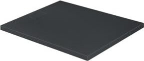 Duravit Rechteck-Duschwanne Stonetto aus Mineralguss, Farbe: Anthrazit, B/T/H: 120 x 100 x 5 cm - Bild 1