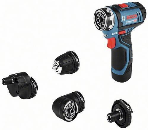 Bosch Professional Akku-Bohrschrauber GSR 12V-35 FC 12V mit 2 Akkus, Ladegerät, Zubehör und L-BOXX Koffer - Bild 1