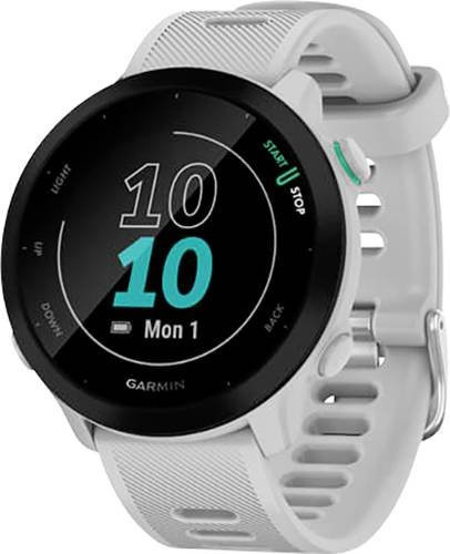 Garmin Forerunner 55 GPS Smartwatch für Unisex in Weiß mit 42mm Gehäusegehäuse - Bild 2