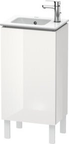 Duravit L-Cube Waschtischunterschrank in Weiß Hochglanz, stehend mit einer Tür links, B/T/H: 42 x 29,4 x 70,4 cm - Bild 1