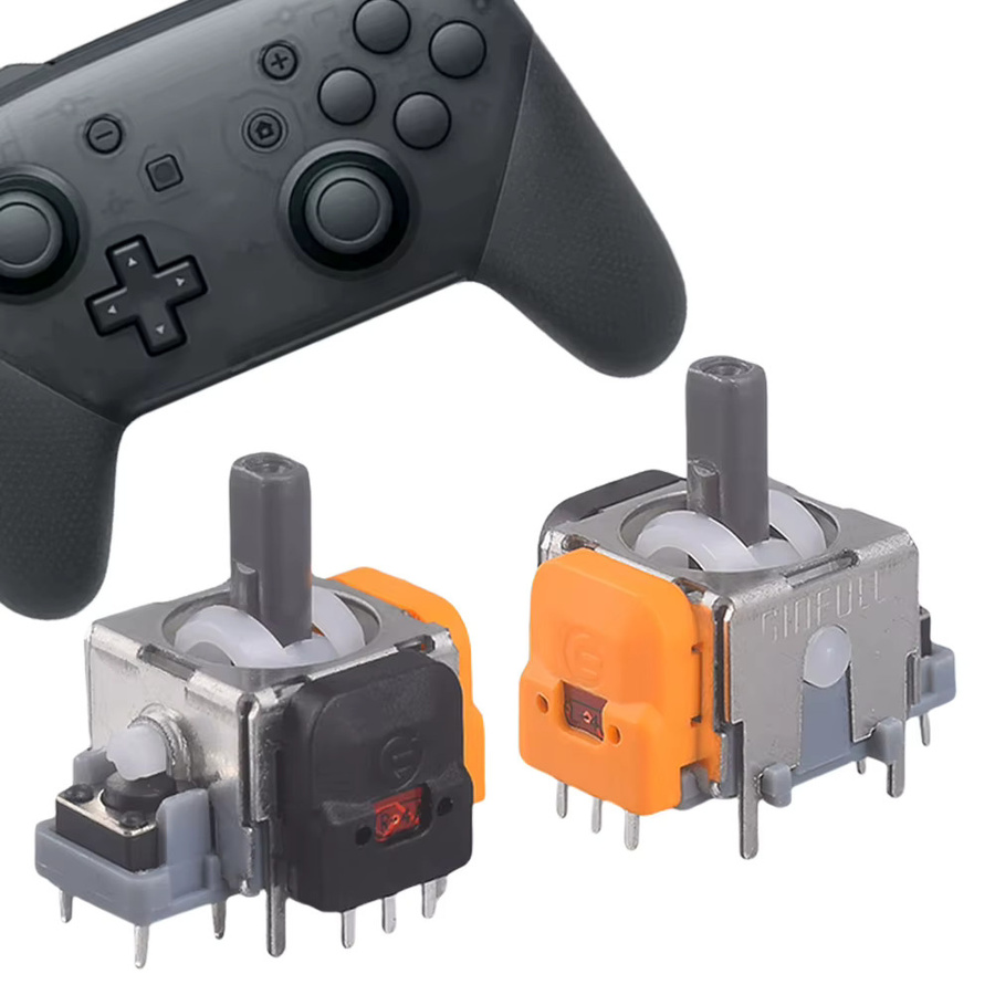 10 Stück APWIKOGER 3D Hall Effect Joystick Module zur Reparatur für PS4, PS5, Nintendo Switch und Xbox, driftfrei und hochpräzise, Multicolor - Bild 2