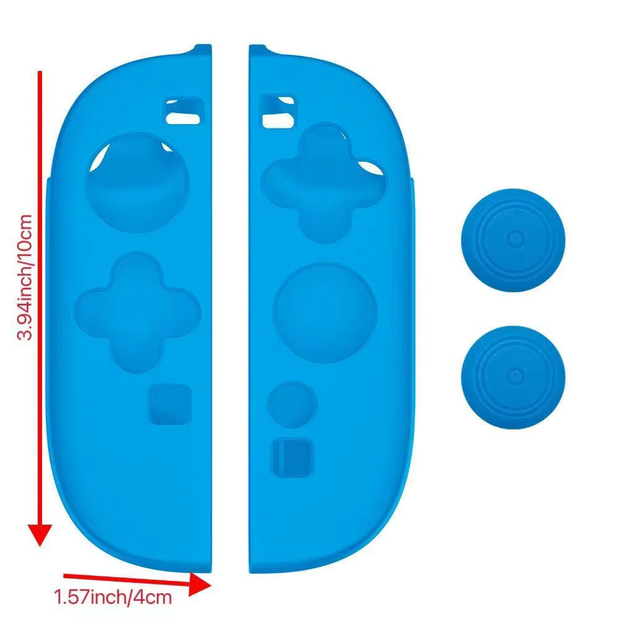 Schützende Silikonhülle für deine Nintendo Switch 2 Spielekonsole inklusive 2 Thumbstick-Griffkappen - Bild 3