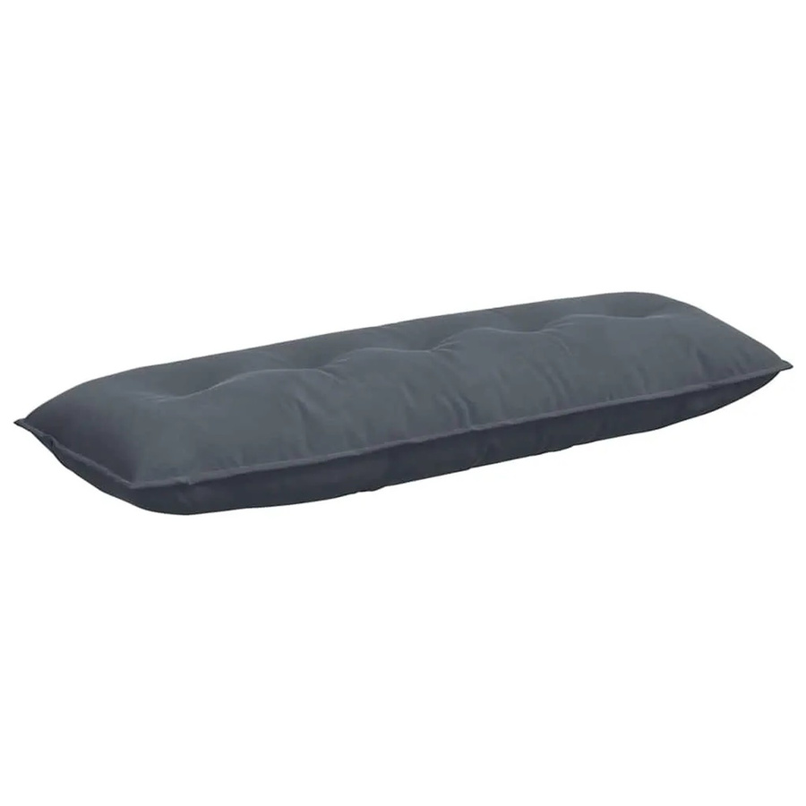 vidaXL Rückenkissen aus Cordstoff in Dunkelgrau, Breite: 140 cm, Höhe: 50 cm - Bild 2