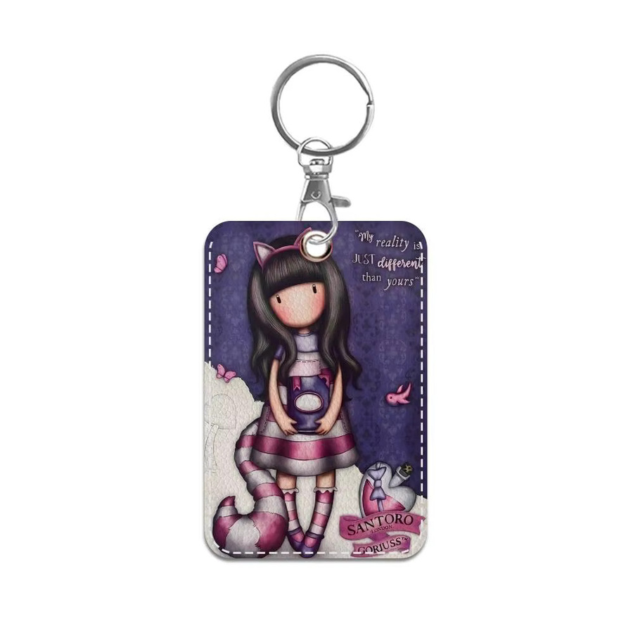 Santoro Gorjuss Kartenhalter mit niedlichem Cartoon-Mädchen in Multicolour - Bild 6