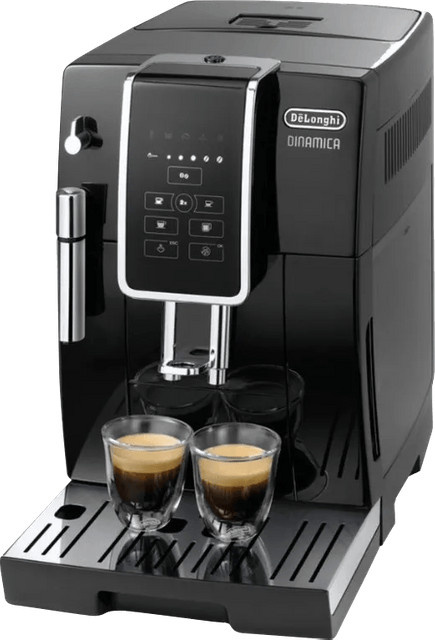 De'Longhi Dinamica ECAM350.15.B Kaffemaschine in Schwarz mit Dampflanze und Heißwasserfunktion - Bild 1