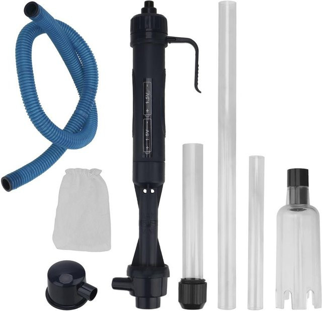 Elektrische Wasserwechselpumpe von NICEYARD Home Tools als Kiesreiniger und Abfallentferner für dein Aquarium in Schwarz - Bild 1
