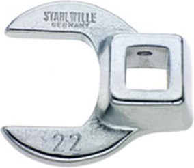 Stahlwille Steckschlüssel CROW-FOOT mit 22 mm Innen-4kant und 3/8 Zoll Antrieb, Farbe Silber - Bild 1