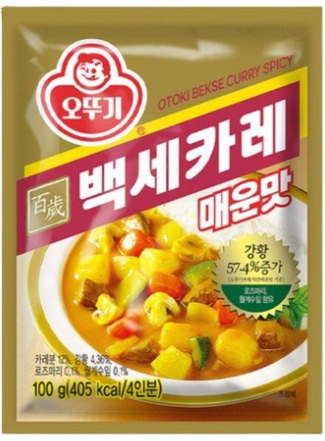 Ottogi Baeksae Curry scharf 100 g - Bild 1