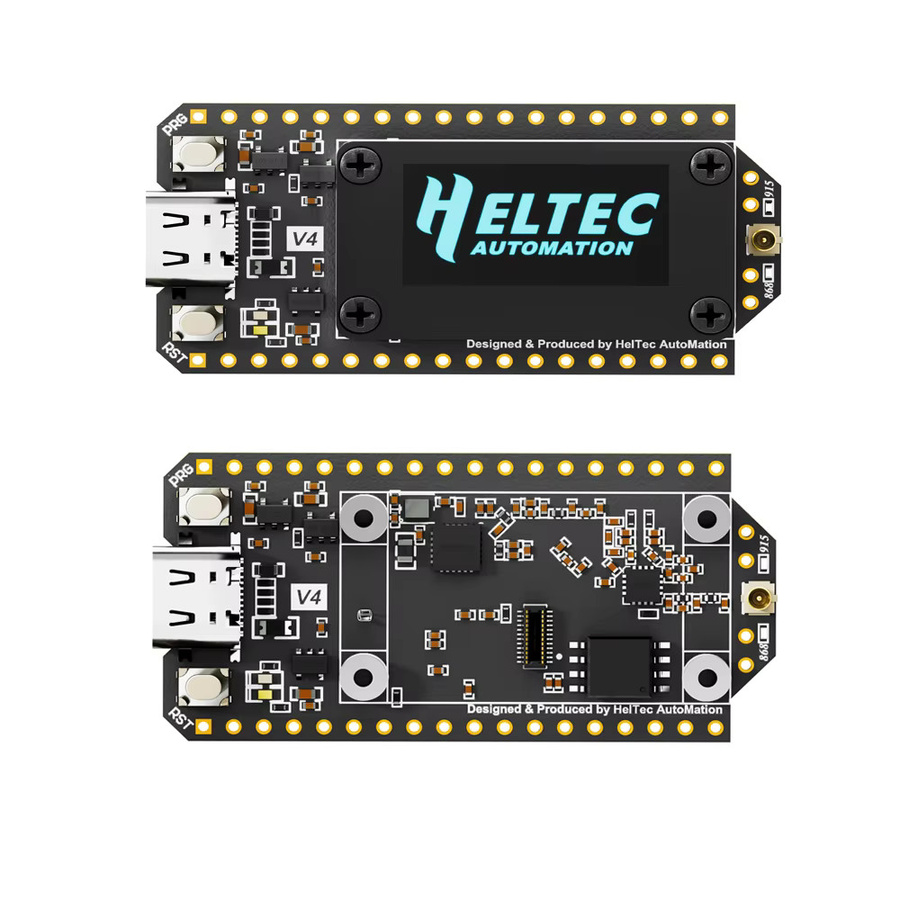 Heltec LoRa 32 V4 Meshtastic Entwicklungsboard mit 0,96 Zoll OLED, GPS, WiFi und BLE in Schwarz - Bild 6