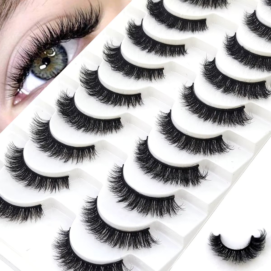 AMSDCN Künstliche Wimpern, 3D Nerz-Look, Unisex - Bild 4