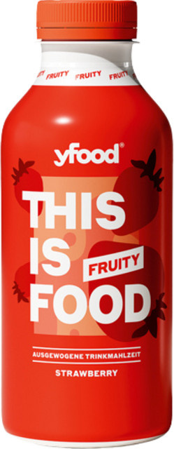 yfood Drink Fruity Strawberry ausgewogene Trinkmahlzeit 500 ml - Bild 1