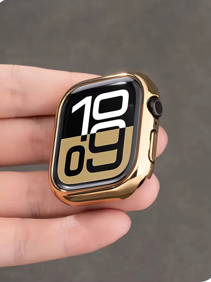LCAPLE Schutzhülle für Apple Watch, beschichtete PC-Bumper-Schale, Unisex - Bild 3