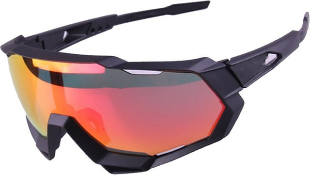 Fishine Sportsonnenbrille, Vollrand, Kunststoff, black, Unisex - Bild 1