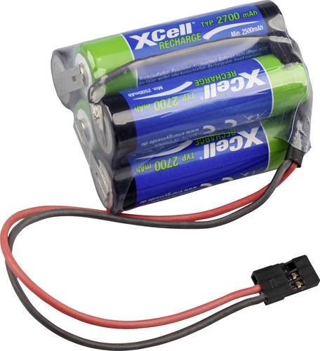 XCell Akkupack 5x Mignon AA NiMH 6.0V 2700mAh in Blau - Bild 1