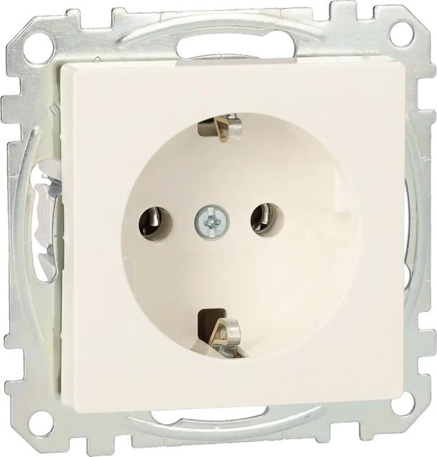 Merten Steckdoseneinsatz System M in Polarweiß - Bild 1