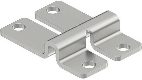 OBO Bettermann Wand- und Stielausleger aus Metall in Silber, 20 Stück - Bild 1