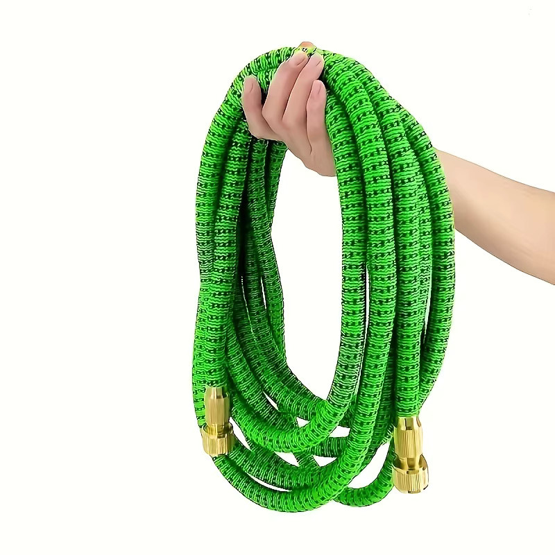 Flexibler Gartenschlauch aus Latex in Grün für die Gartenbewässerung und Autowäsche - Bild 2