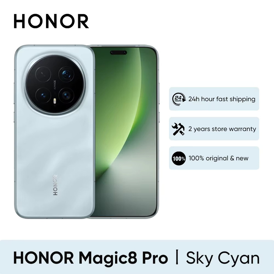 Honor Magic 8 Pro 5G Smartphone mit Snapdragon 8 Elite Gen 5, 200MP Kamera, 6,71 Zoll OLED Display, 6270mAh Akku, 100W Schnellladen, NFC und eSIM, Blau - Bild 5