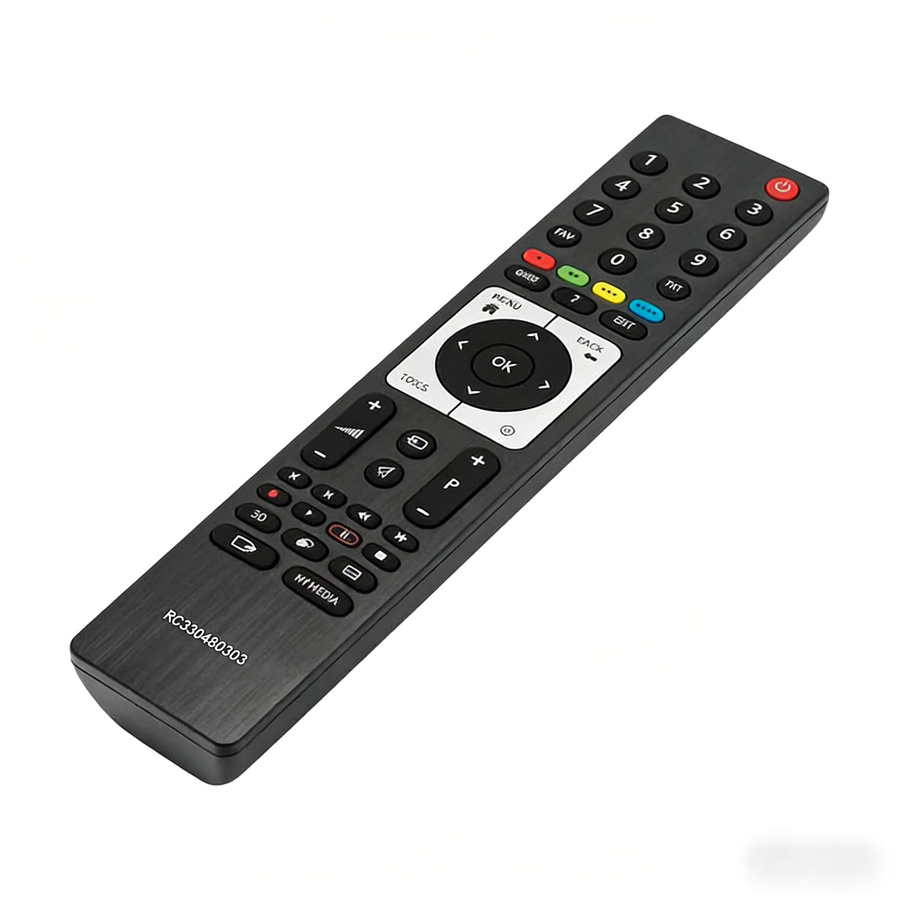 Grundig Ersatzfernbedienung RC330480303 in Schwarz für TS3187R-2 3D-Fernseher - Bild 3