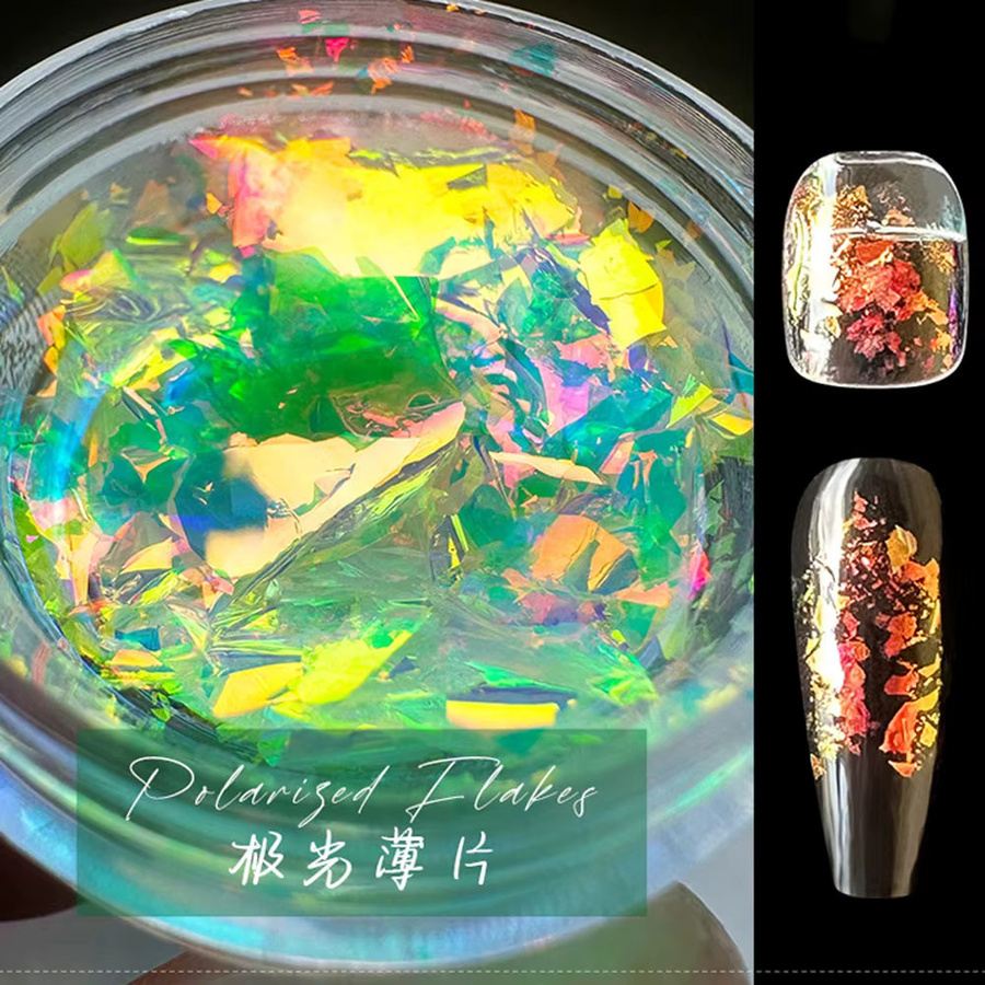 MAFANAILS Aurora Chameleon Nail Art Pailletten, 0,1 g, Schimmernd - Bild 2