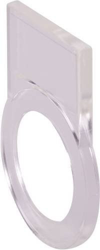 Schlegel RRJABT Schildträger Transparent 10 Stück L: 4,2 cm, B: 2,5 cm, H: 0,27 cm - Bild 1