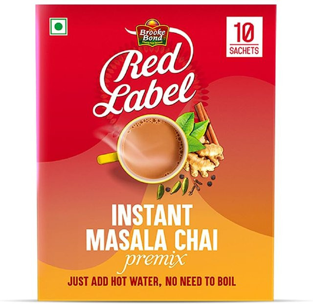 Red Label Masala Chai, Instant-Tee-Premix, 10 x 13 g - Bild 1
