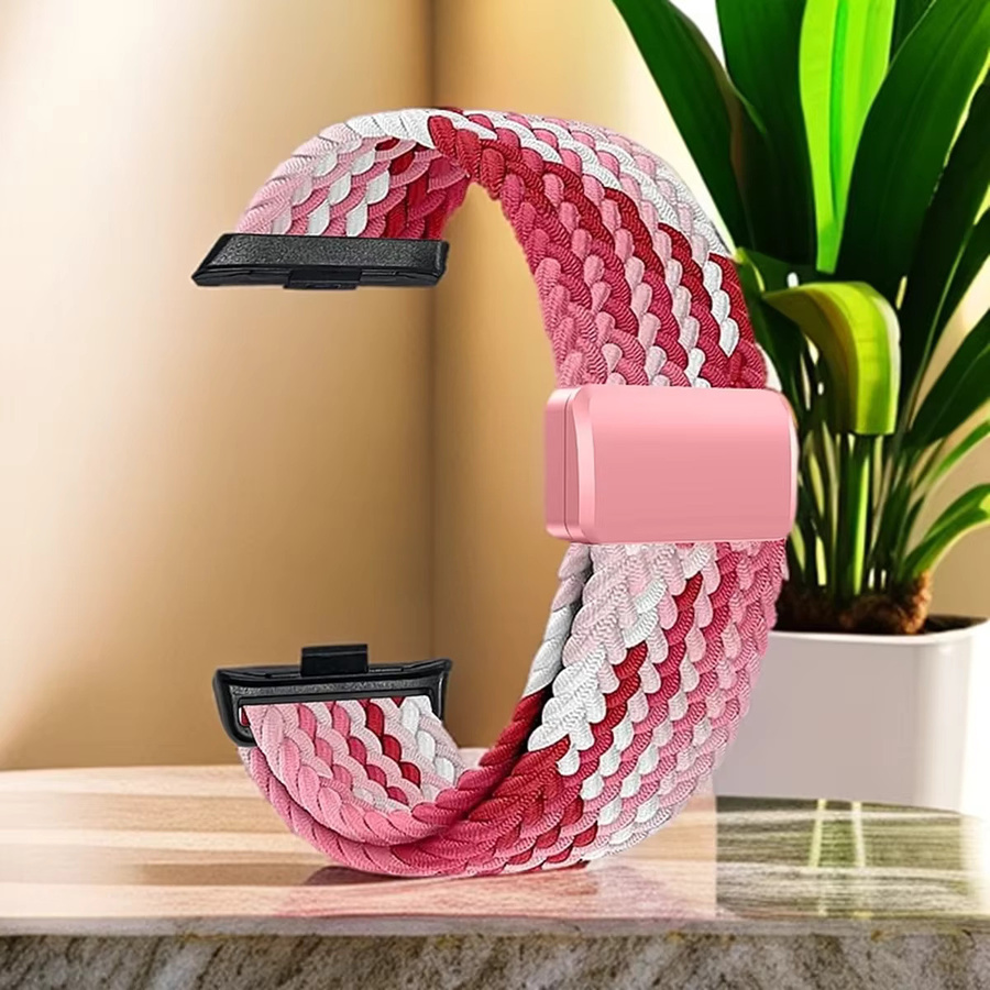 fiterme Uhrenarmband, geflochten, magnetisch, dehnbar, Unisex, bunt - Bild 4