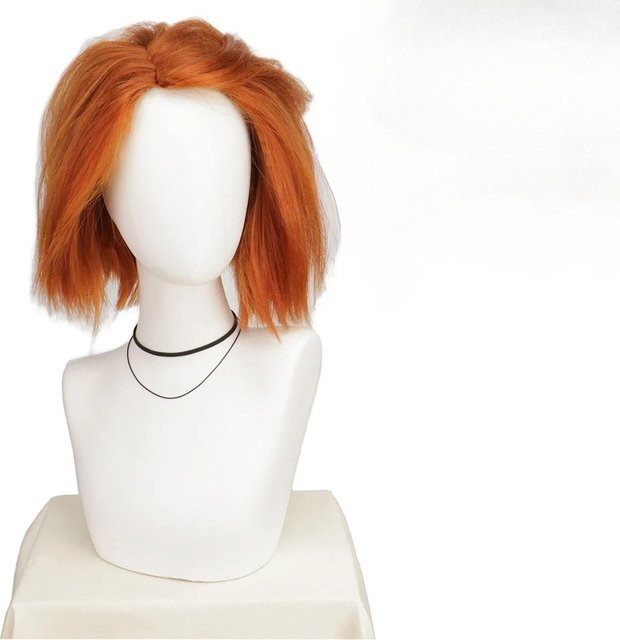 Anime Seed of Chucky Orange Kurze Cosplay Perücke, Synthetisch - Bild 1