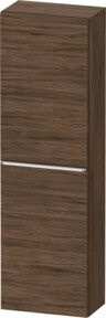 Duravit Halbhochschrank D-Neo in Braun mit 1 Tür und 4 Böden, B/T/H: 40 x 24 x 132 cm - Bild 1