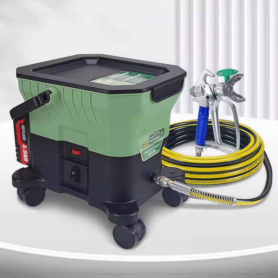Professionelles Airless-Sprühgerät von Shouyiyoupin mit Lithium-Batterie als tragbare Hochdruck-Farbspritzmaschine zum Lackieren von Möbeln - Bild 3
