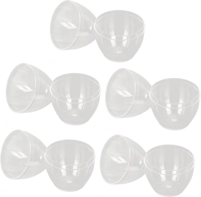 GoolRC Make-Up Schwamm Lagerungsbox, 5 Stück, Transparent, Ei-Form - Bild 1