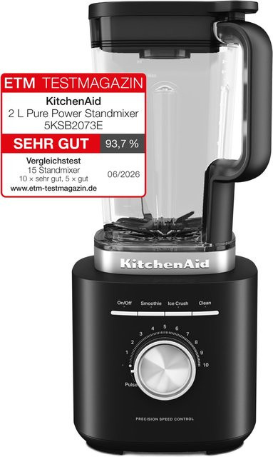 KitchenAid Pure Power 5KSB2073EBM Standmixer in Matt Schwarz - Bild 2