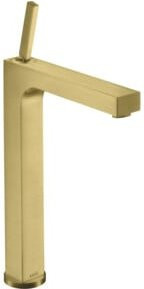 Hansgrohe Axor Citterio Einhebelmischer Waschtischarmatur in Gold mit Pin-Griff und Pop-up-Abfluss - Bild 1