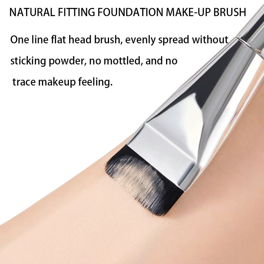 Andralyn Make-up-Set, Foundation Pinsel, Kontur Pinsel, Edelstahl Palette, Puderquaste, Damen - Bild 3