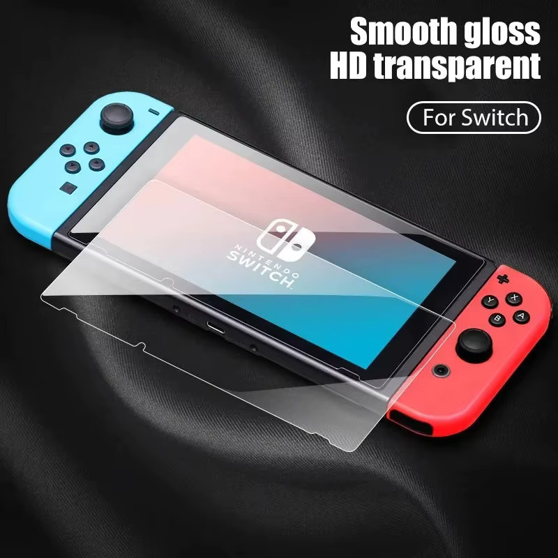 Displayschutzfolie aus gehärtetem Glas für Nintendo Switch OLED und Nintendo Switch Lite, transparent, 1 bis 5 Stück - Bild 4