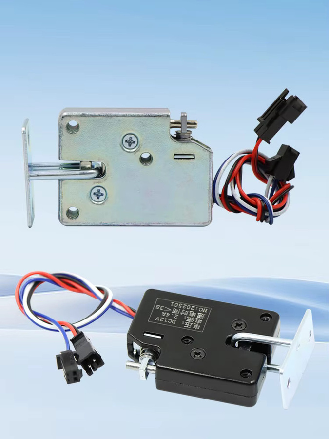 Asia-Teco Elektroschließzylinder DC5/12/24 V mit Anti-Vibration und geringem Stromverbrauch als universelles elektrisches Magnetschloss - Bild 4