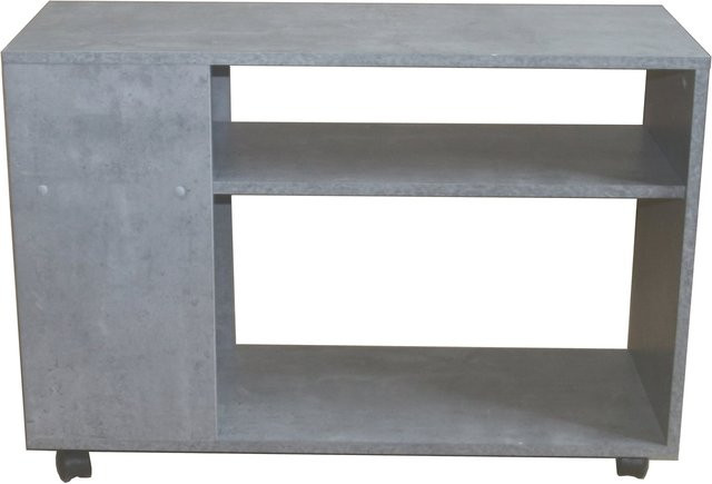 HTI-Living Regal Thekla 8030 auf Rollen, Grau, Industrial Design, MDF matt - Bild 1