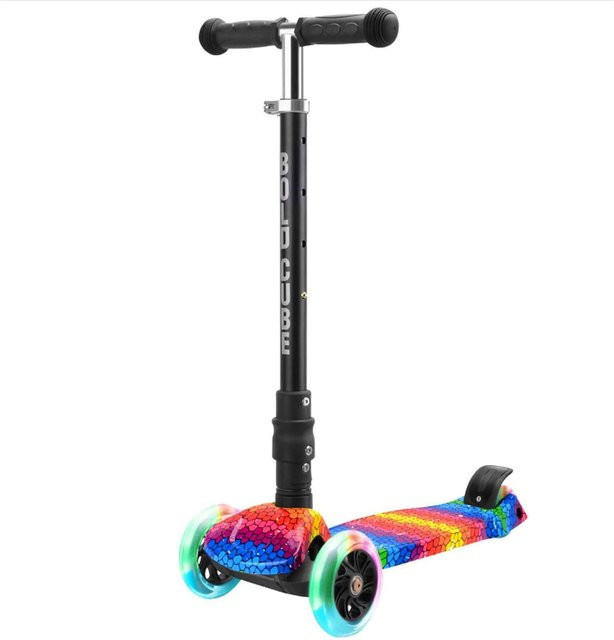 BOLDCUBE Big 3 Wheel Scooter Crystal Rubix Tretroller Bunt / Mehrfarbig ab 5 Jahren - Bild 1