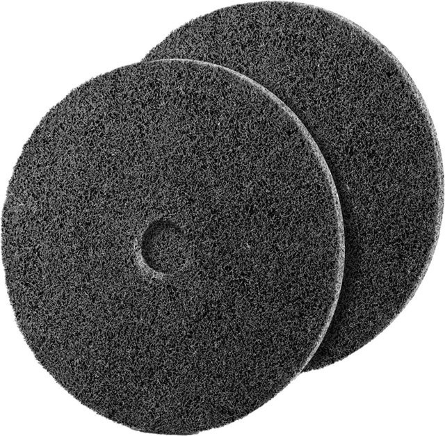STAHLWERK Schleifscheibe Vlies Nylon im 2er Set in Schwarz und Grau - Bild 1