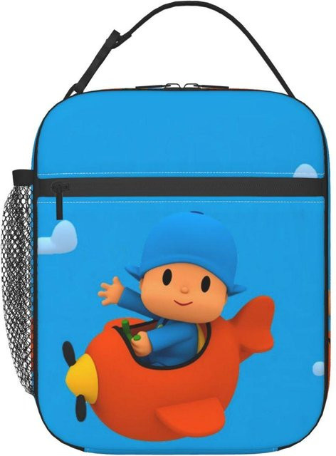 Pocoyo Kinder Cartoon Thermische Lunchbox Blau aus Textil mit auslaufsicherem Design von Fancy Style Studio - Bild 1