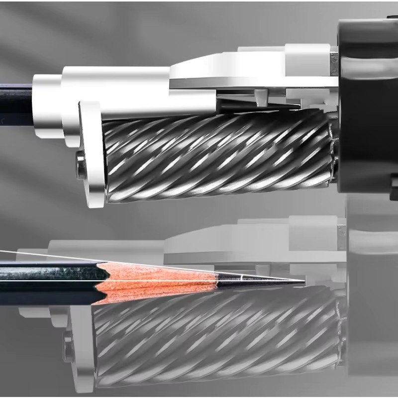 Faber Castell Tischkurbel-Bleistiftspitzer für Künstler und Profis in Schwarz - Bild 2