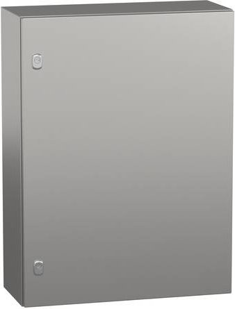 Schneider Electric SPACIAL S3X Wandgehäuse aus Edelstahl 304L in Silber, H: 80 cm, B: 60 cm, T: 25 cm - Bild 1