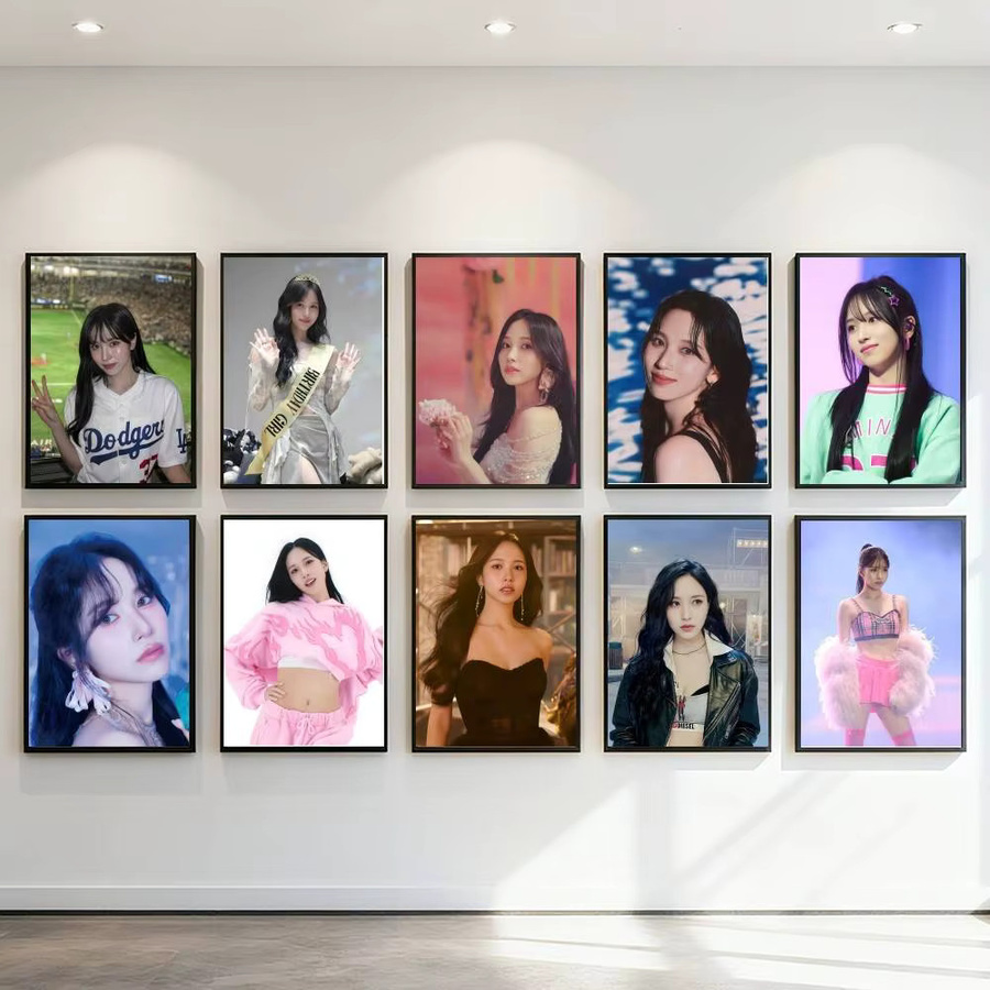 Kayou Kpop Twice Mina Poster Kunstdruck im Anime-Stil, Mehrfarbig, B/H: 10,0 x 15,0 cm - Bild 2