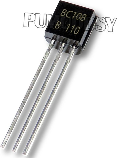 10 Stück PUMUDDSY Transistoren BC107 BC107B BC108 BC108B BC109 BC109B BC237B in Schwarz TO-92 - Bild 1