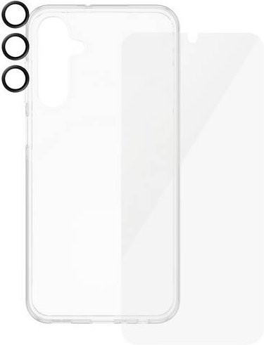 PanzerGlass 3-in-1 Bundle für Samsung Galaxy A25 5G mit Edge2Edge Schutzglas, Hülle und Linsenschutz in Transparent - Bild 1